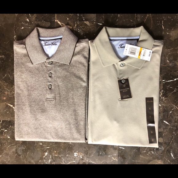 [ Tasso Elba ] 2 Mens Polo 👕 - Picture 2 of 2